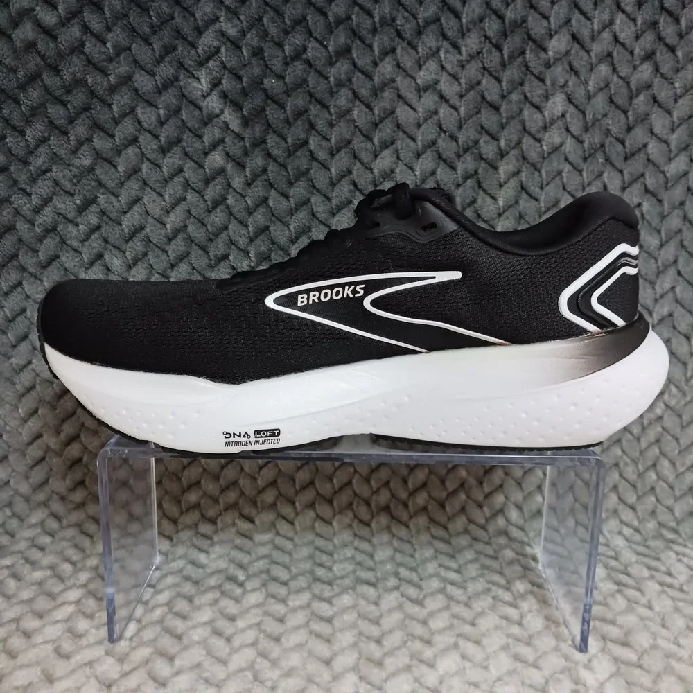 Brooks Glycerin 21 Black White Women's Walking Running Sneakers Shoes Sz 9 Wide